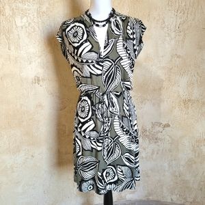 Loft Tropical Print Flip Flop Dress